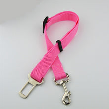 Load image into Gallery viewer, Pet Dog Cat Car Seat Belt Adjustable Harness Seatbelt Lead Leash for Small Medium Dogs Travel Clip Pet Supplies 5 Color